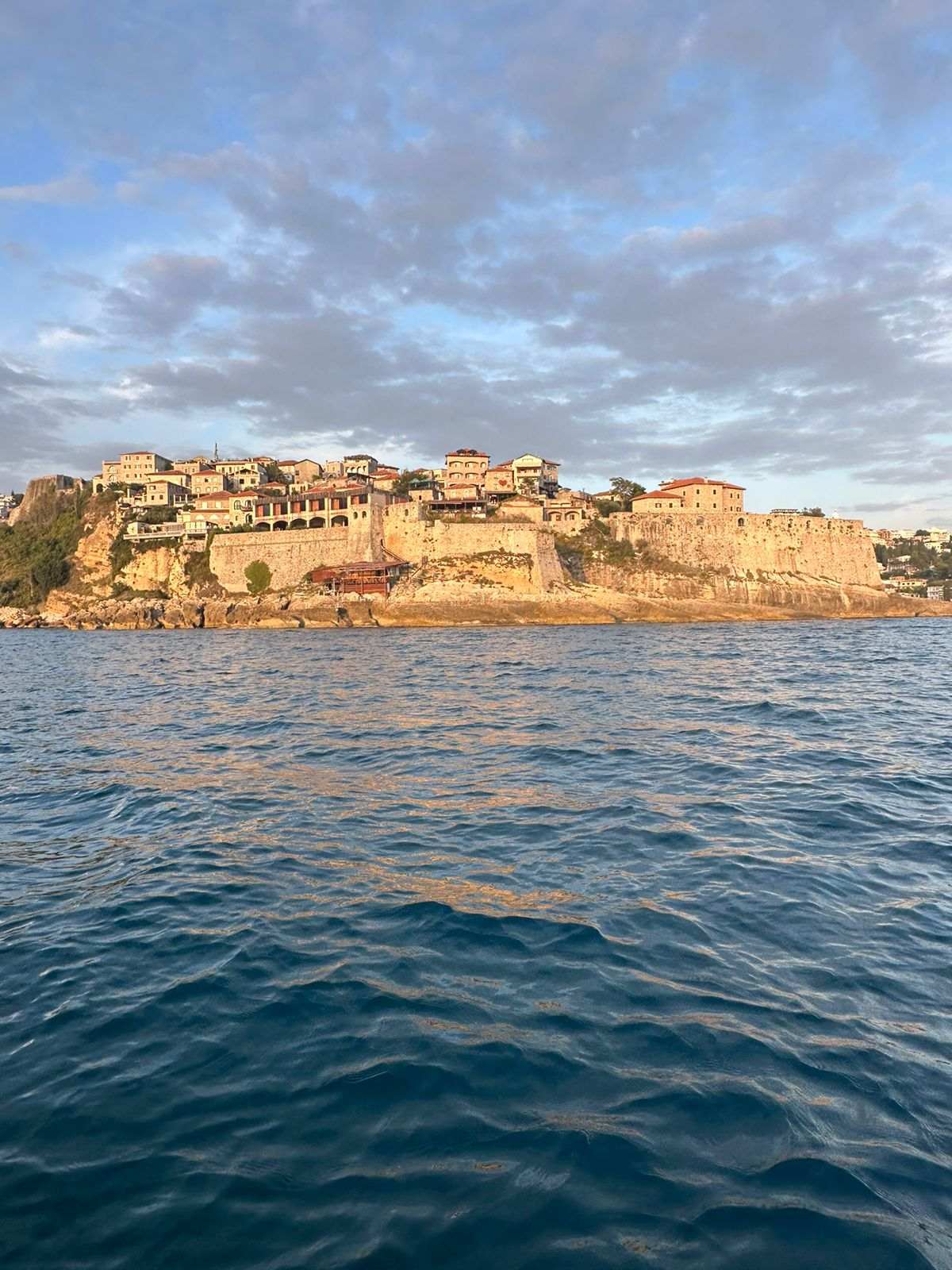 Old Town coastline in warm evening light